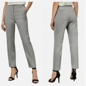 Ted Baker London Dark Gray Virgin Wool Dress Pants Trousers Size 8